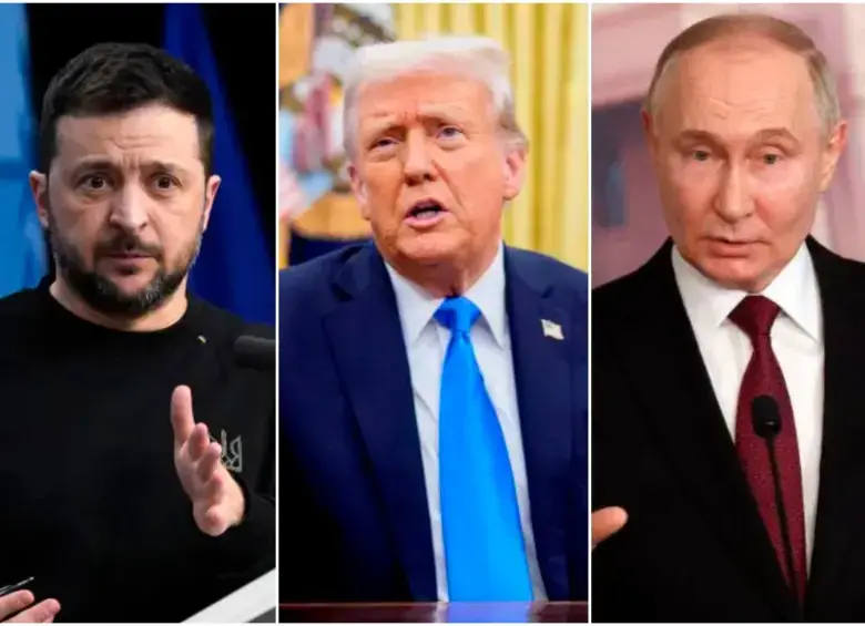 Nuevas negociaciones entre Rusia y Ucrania buscan un acuerdo definitivo para poner fin a la guerra bajo mediación de Estados Unidos. Foto: Getty y AFP