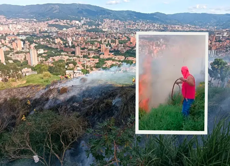 Imagen de referencia de un incendio forestal. Foto tomada de redes sociales