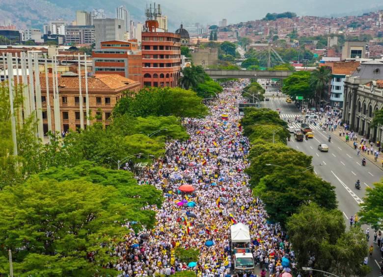 En Medellín habrá tres salidas, desde las diez de la mañana, y terminarán en el Parque de las Luces. FOTO CAMILO SUÁREZ