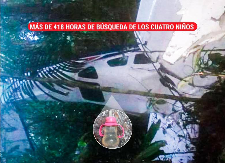 Las autoridades y organismos de socorro están agolpados en la búsqueda de los niños en medio de la selva del Guaviare. FOTOS: AEROCIVIL 