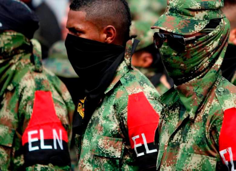 Miembros del Ejército de Liberación Nacional. FOTO: Colprensa