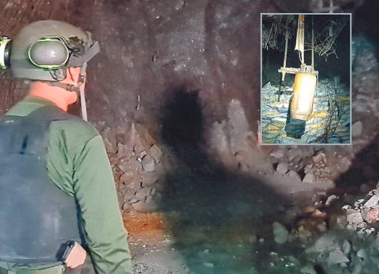 Con cilindros cargados de explosivos, los informales estarían marcando su territorio dentro de las minas en Buriticá.