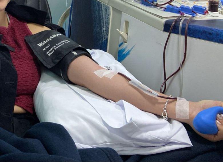 <span class="mln_uppercase_mln">La</span><b><span class="mln_uppercase_mln"> clínica invitó a las personas para que se acerquen a donar ante la escasez de sangre. FOTO: CLÍNICA VID</span></b>