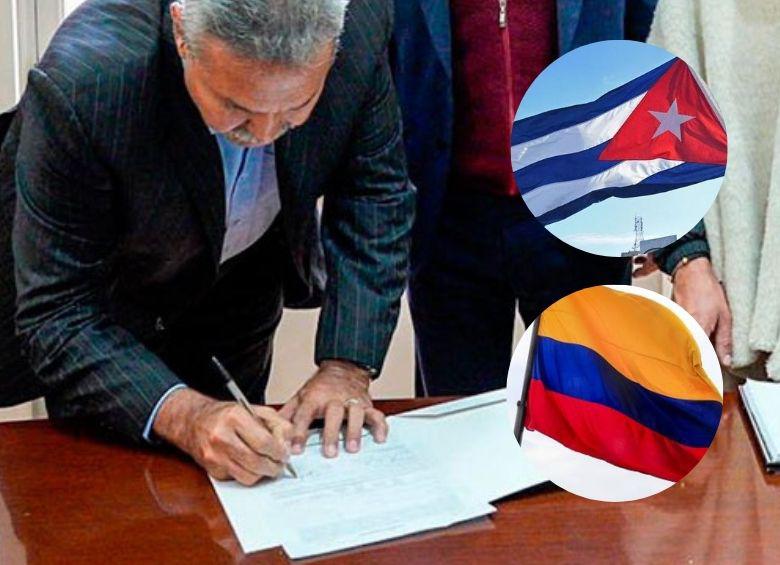 <span class="mln_uppercase_mln">El</span><b><span class="mln_uppercase_mln"> Gobierno anunció un “acuerdo histórico comercial” con Cuba relacionado con pequeños productores de Tolima. FOTO: PRESIDENCIA | XINHUA | ARCHIVO</span></b>