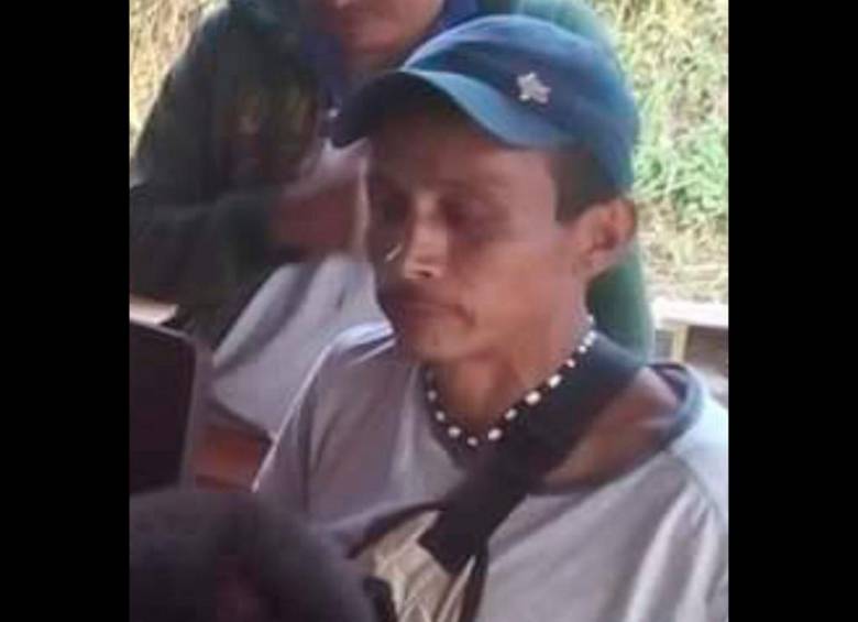 Uriel González Tascón, de 45 años, fue asesinado en el resguardo indígena Karmata Rúa, en Jardín. FOTO: CORTESÍA.