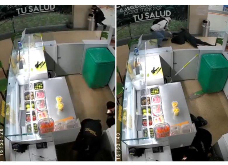 <span class="mln_uppercase_mln">El</span><b><span class="mln_uppercase_mln"> tiroteo quedó grabado por las cámaras de seguridad del centro comercial Metropolitano de Barranquilla</span></b><span class="mln_uppercase_mln">. FOTO: CAPTURA DE VIDEO</span>