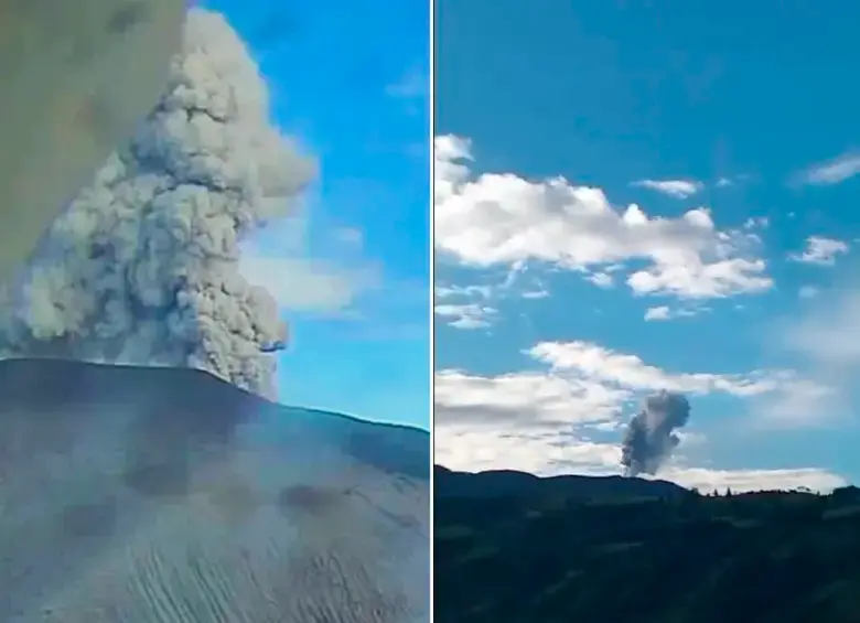 La actividad sísmica y las emisiones recientes mantienen al Volcán Puracé en estado de alerta naranja. FOTOS cortesía SGC