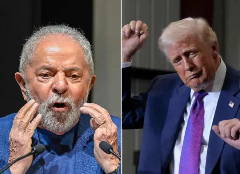 Luiz Inácio Lula da Silva le pidió a Donald Trump que no se entrometiera en las elecciones presidenciales de Brasil. FOTOS: GUETTY 