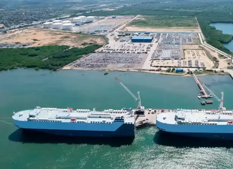 El proyecto se desarrollará utilizando la infraestructura marítima ya existente y operativa del terminal portuario de Cartagena, donde se recibirá e internará Gas Natural Licuado (GNL). Foto: Cortesía