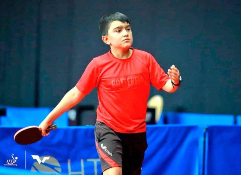 El antioqueño Emanuel Otálvaro García fue seleccionado para representar a Colombia en el Preolímpico de Tenis de Mesa en Lima, Perú. FOTO FEDERACIÓN INTERNACIONAL DE TENIS DE MESA