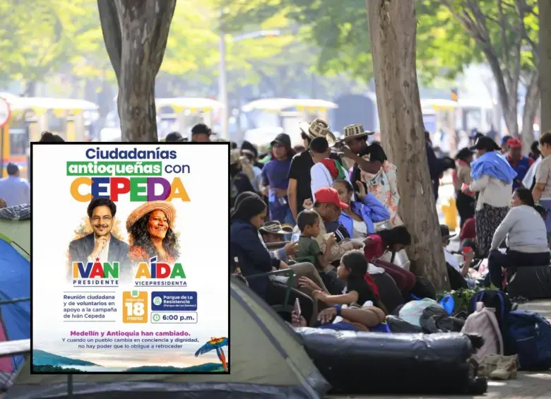 Cepeda no venía a Antioquia: choque de versiones por supuesta visita cancelada en Medellín. Foto: Camilo Suárez Echeverry / @alejodebedout