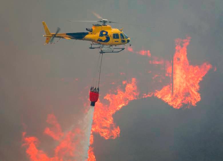 Uno de los impactos más graves del cambio climático es el incremento de los incendios forestales. Foto: GETTY. 