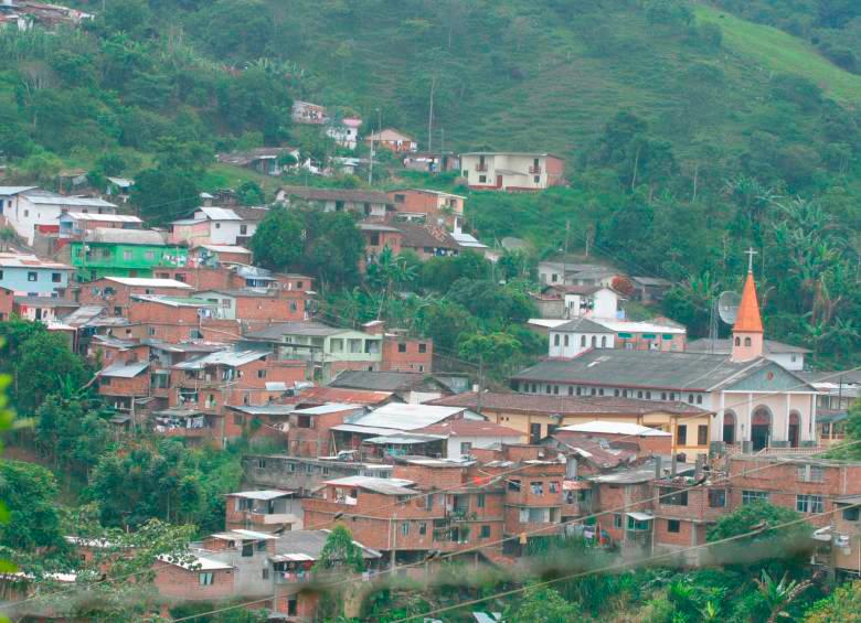 El hecho ocurrió en zona rural de Briceño, municipio del Norte de Antioquia. FOTO EL COLOMBIANO