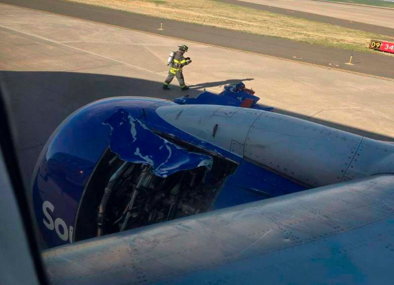 El último incidente que ocurrió con un avión Boeing fue el pasado 8 de abril en un vuelo de Southwest Airlines entre Denver y Houston, Estados Unidos. FOTO: TOMADA DEL X DE @rawsalerst