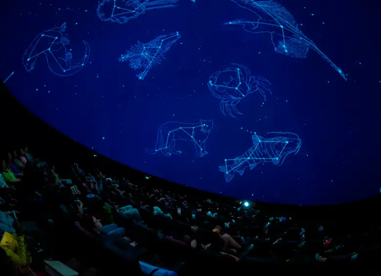 El show fue creado por el Planetario de Medellín, el Parque Explora y Double Dome Films. FOTOS cortesía