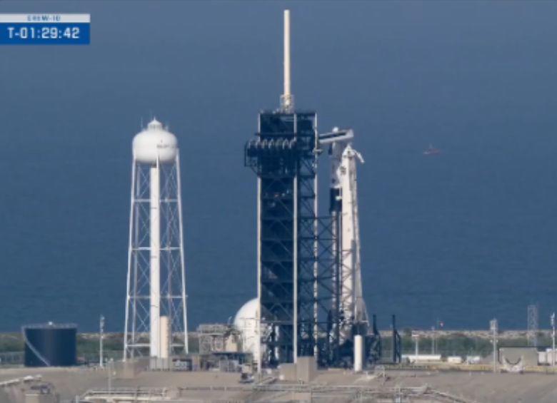 La nave, que despegó del Centro Espacial Kennedy, en Florida, está programada para acoplarse a la Estación Espacial Internacional alrededor de las 11:30 p. m. ET del sábado 15 de marzo. FOTO: Nasa