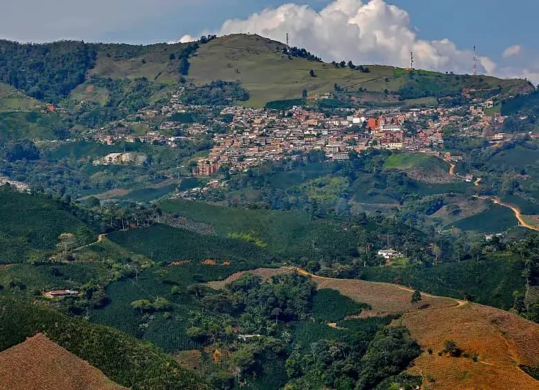 Concordia, municipio ubicado en el suroeste antioqueño. FOTO: Manuel Saldarriaga. 