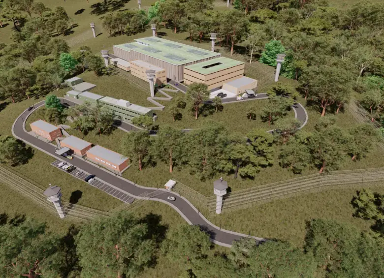 Render de la cárcel metropolitana para sindicados. ALCALDÍA DE MEDELLÍN.