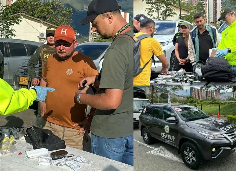 Así fue el operativo donde se incautaron los dispositivos que contenían los documentos y pruebas de este caso. FOTOS: CORTESÍA PARA EL COLOMBIANO