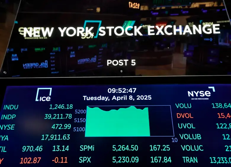 La Bolsa de Valores de Nueva York ha enfrentado caídas esta vigencia. FOTO GETTY. 