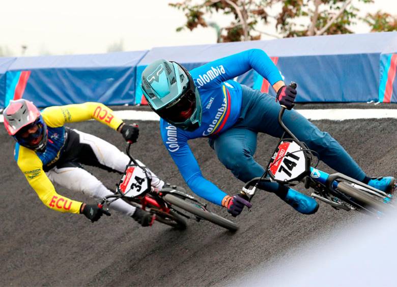Colombia corre a gran velocidad para imponerse en el BMX de los Juegos Bolivarianos. El antioqueño Diego Arboleda, de 29 años de edad, es uno de los grandes favoritos al triunfo este miércoles en Perú. FOTO GETTY