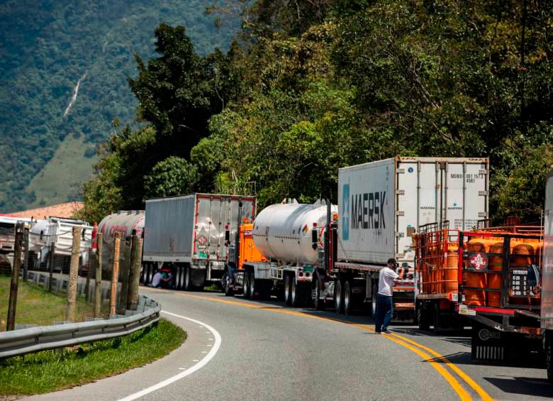 Según Colfecar, debido a los bloqueos los transportadores de carga han perdido más de 1.555 horas. FOTO CAMILO SUÁREZ