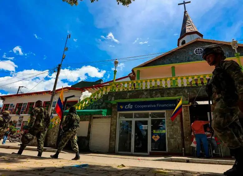 El doble homicidio aumenta la zozobra en la que vive la población de este municipio azotado históricamente por la guerra. FOTO: MANUEL SALDARRIAGA