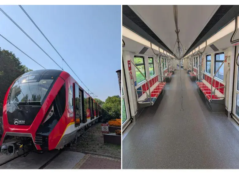 El Metro de Bogotá inició pruebas energizadas con pasajeros reales en el viaducto. FOTO: Alcaldía de Bogotá