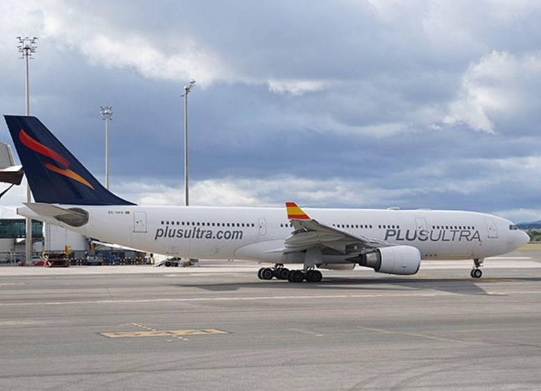 Plus Ultra opera vuelos directos desde Bogotá y Cartagena hacia Madrid. FOTO: PLUS ULTRA