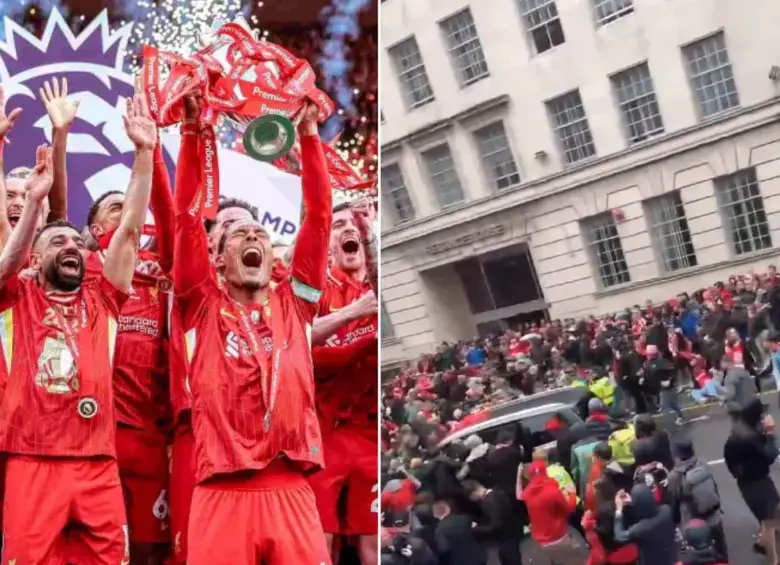 Así fue el atropellamiento masivo en las calles de Liverpool, Reino Unido, tras la victoria de Liverpool FC. FOTOS: Cortesía 