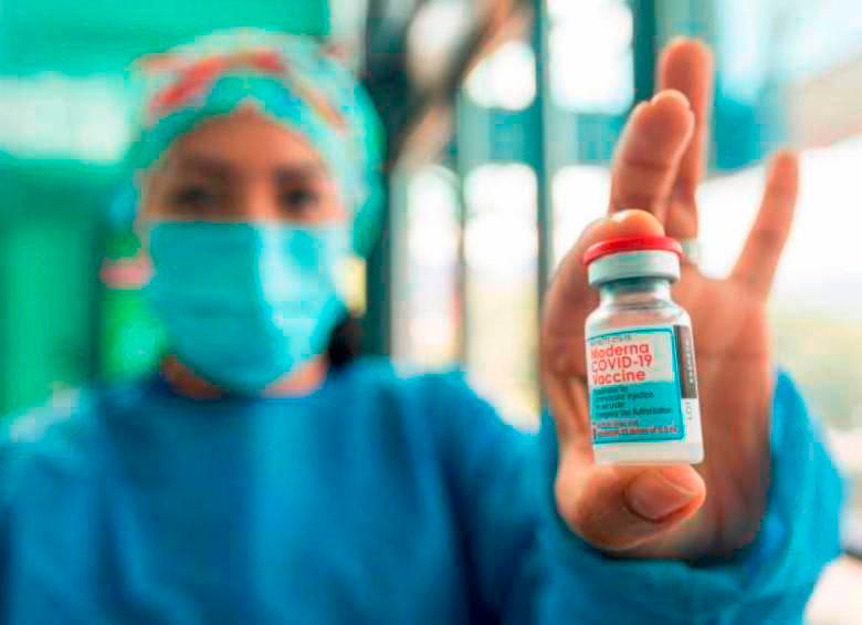 Los lotes de vacunas señalados se trataban de 757.400 dosis de Moderna. FOTO EL COLOMBIANO