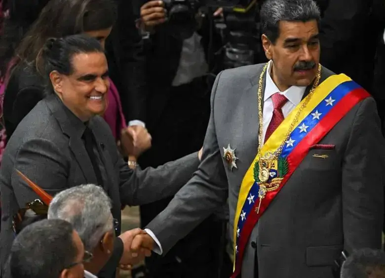 Destituyen a Álex Saab del régimen chavista venezolano, según la presidenta interina Delcy Rodríguez. FOTO: AFP