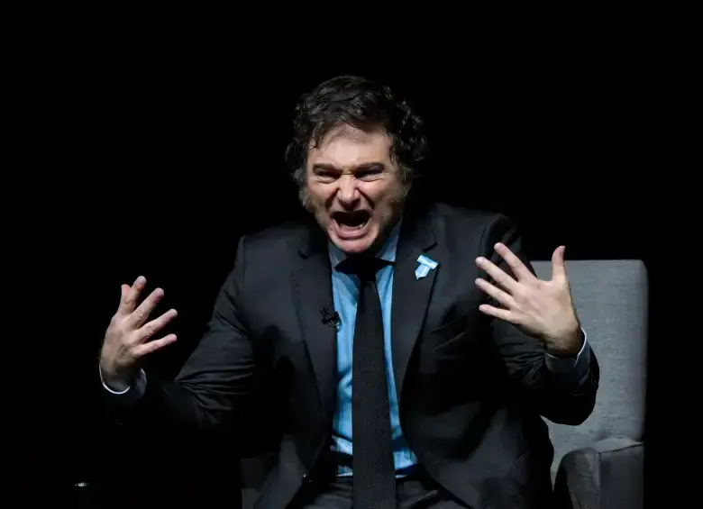 Javier Milei, presidente de Argentina. FOTO: Getty