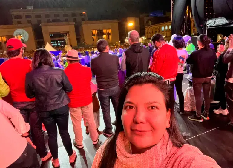 Pardo hizo parte del equipo de comunicaciones de la campaña de Gustavo Petro en 2022. FOTO REDES SOCIALES