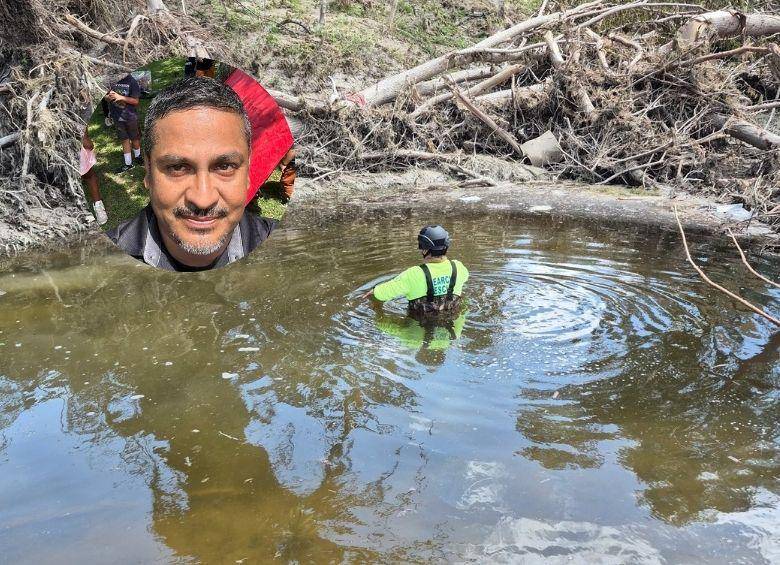 <span class="mln_uppercase_mln">El</span><b><span class="mln_uppercase_mln"> latino Alfonso Solis coordina equipos de búsqueda y traduce al español a quienes perdieron todo en Kerrville, donde la crecida del río Guadalupe, en Texas, dejó cientos de damnificados. FOTOS: FACEBOOK Alfonso Solis</span></b>