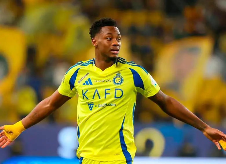 Jhon Jáder Durán, de 21 años, tiene contrato con el Al-Nassr de Arabia Saudita hasta mediados del 2030. FOTO: GETTY