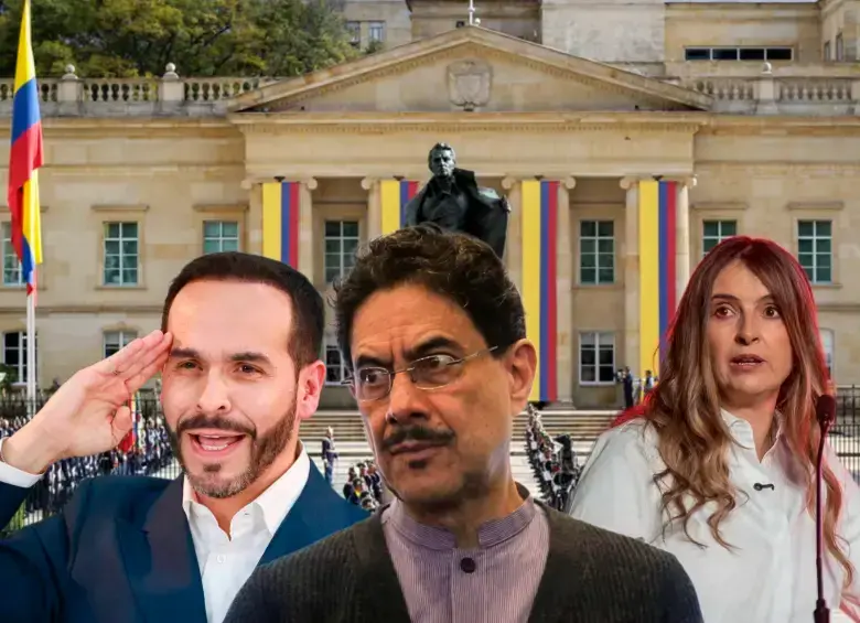 Iván Cepeda, Abelardo de la Espriella y Paloma Valencia plantean modelos tributarios distintos, aunque sin detallar impactos fiscales ni metas concretas de recaudo. FOTO EL COLOMBIANO Y GETTY IMÁGENES