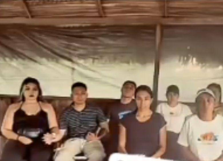 <span class="mln_uppercase_mln">Son</span><b><span class="mln_uppercase_mln"> dos mujeres y siete hombres los que permanecen secuestrados por las disidencias autodenominadas FARC-EP en el municipio de López de Micay. FOTO: REDES SOCIALES</span></b>