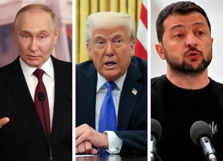 <span class="mln_uppercase_mln">El</span><b><span class="mln_uppercase_mln"> presidente estadounidense, Donald Trump, aseguró que Vladímir Putin aceptó reunirse con Volodímir Zelenski en las próximas semanas, en lo que sería la primera cumbre entre ambos mandatarios desde el inicio de la invasión rusa en febrero de 2022. FOTO: AFP | GETTY</span></b>