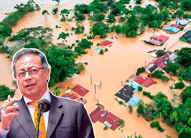 Petro anunció que varios departamentos enfrentan crisis climática, por lo cual anunció una nueva emergencia económica. FOTO PRESIDENCIA