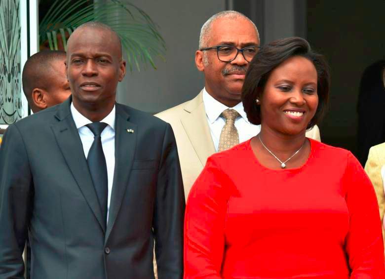 La exprimera dama de Haití y esposa del asesinado presidente Jovenel Moise fue imputa como cómplice del crímen. FOTO: AFP