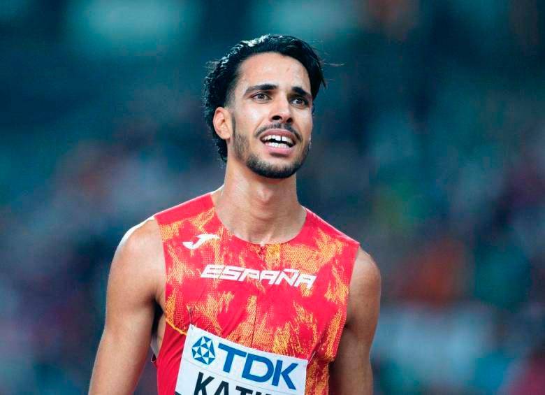 El atleta español Mo Katir, que tiene 25 años, fue suspendido por dos años luego de que la Unidad de Integridad del Atletismo lo señarala de evadir tres controles antidoping en 2023. FOTO: GETTY 