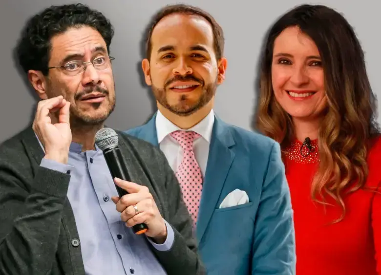 El senador Iván Cepeda y el abogado Abelardo de la Espriella encabezan la intención de voto, mientras que la senadora Paloma Valencia está en tercer lugar. FOTO EL COLOMBIANO