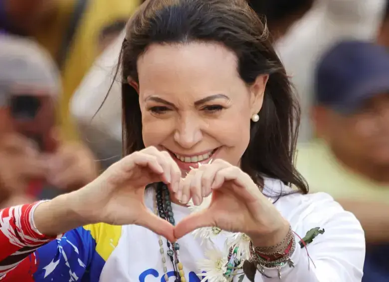 Se desconoce sobre el paradero de María Corina Machado a pocas horas de la entrega de su premio Nobel de la Paz. FOTO: GETTY