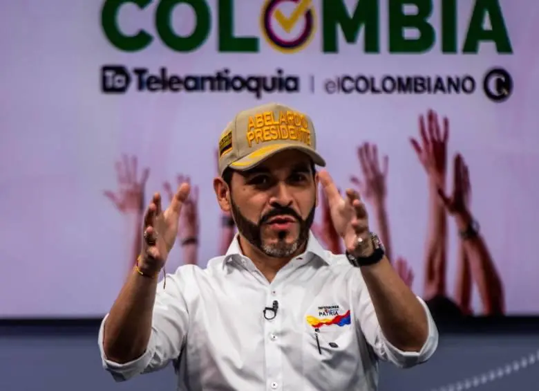 Abelardo de La Espriella ganó la primera vuelta presidencial. FOTO: EL COLOMBIANO.