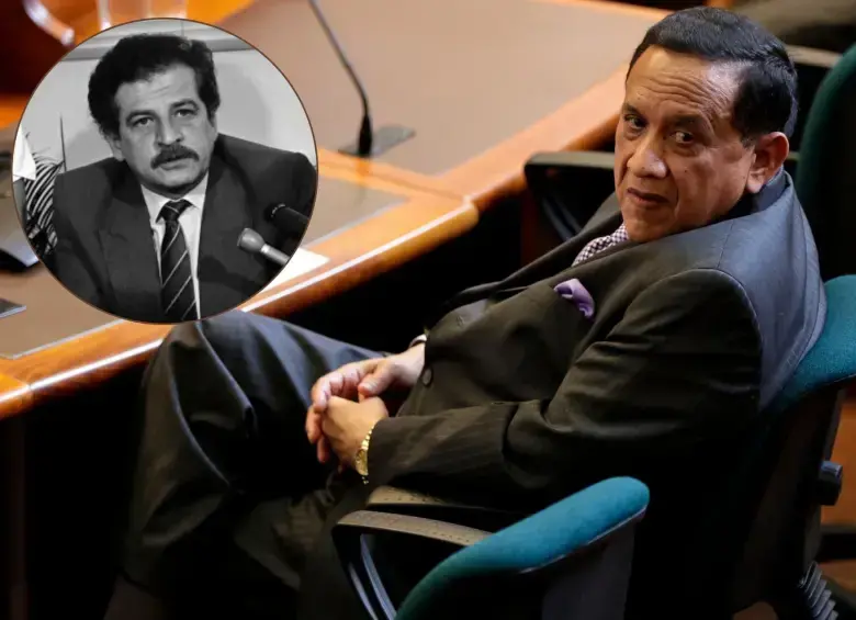 El exjefe del DAS, Miguel Alfredo Maza Márquez, esquiva una nueva medida de aseguramiento por el magnicidio de Carlos Pizarro. Foto: Colprensa y Archivo El Colombiano