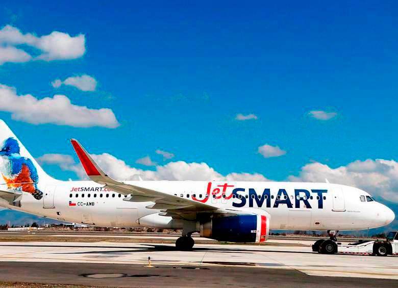 Jetsmart anunció que comenzará a operar con tres aviones en Colombia. Foto Cortesía.
