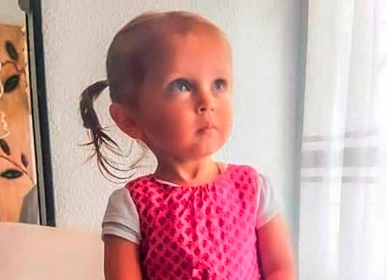 La pequeña Sara Sofía Galván desapareció desde el 15 de enero de 2021. Foto cortesía.