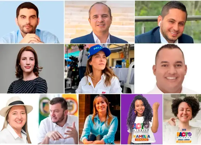 Arriba: Hernán Cadavid, Juan Espinal y Esteban Quintero; en el centro: Julia Correa, María Clara Posada y Daniel Restrepo; abajo: María Eugenia Lopera, Santiago Montoya, Carolina Corcho, Kamelia Zuluaga Navarro e Isabel Zuleta. FOTO EL COLOMBIANO Y CORTESÍA