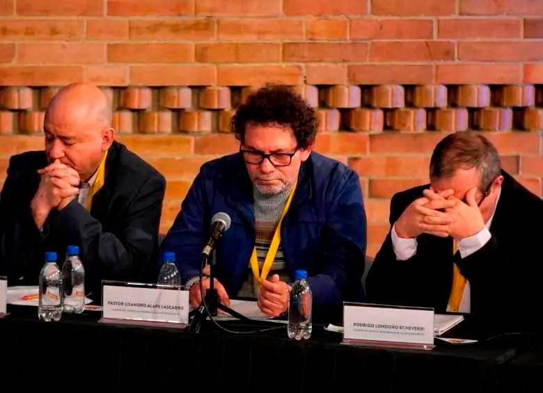 Seis miembros del último secretariado de las Farc admitieron su responsabilidad en el delito de reclutamiento. FOTO COLPRENSA